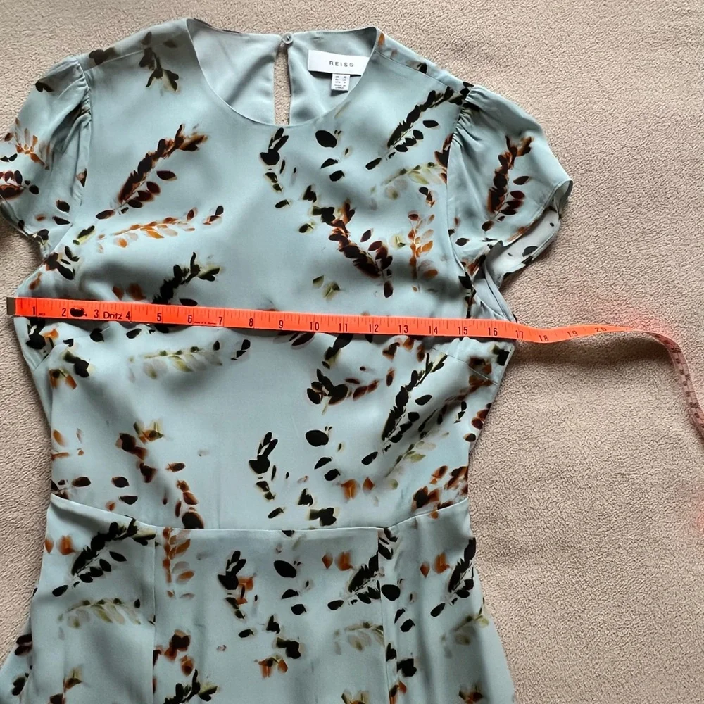 Reiss Livia Blurred Floral Midi Dress - Picture 14 of 16